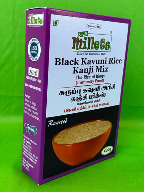 Black kavuni rice upma mix chennai Small Millets
